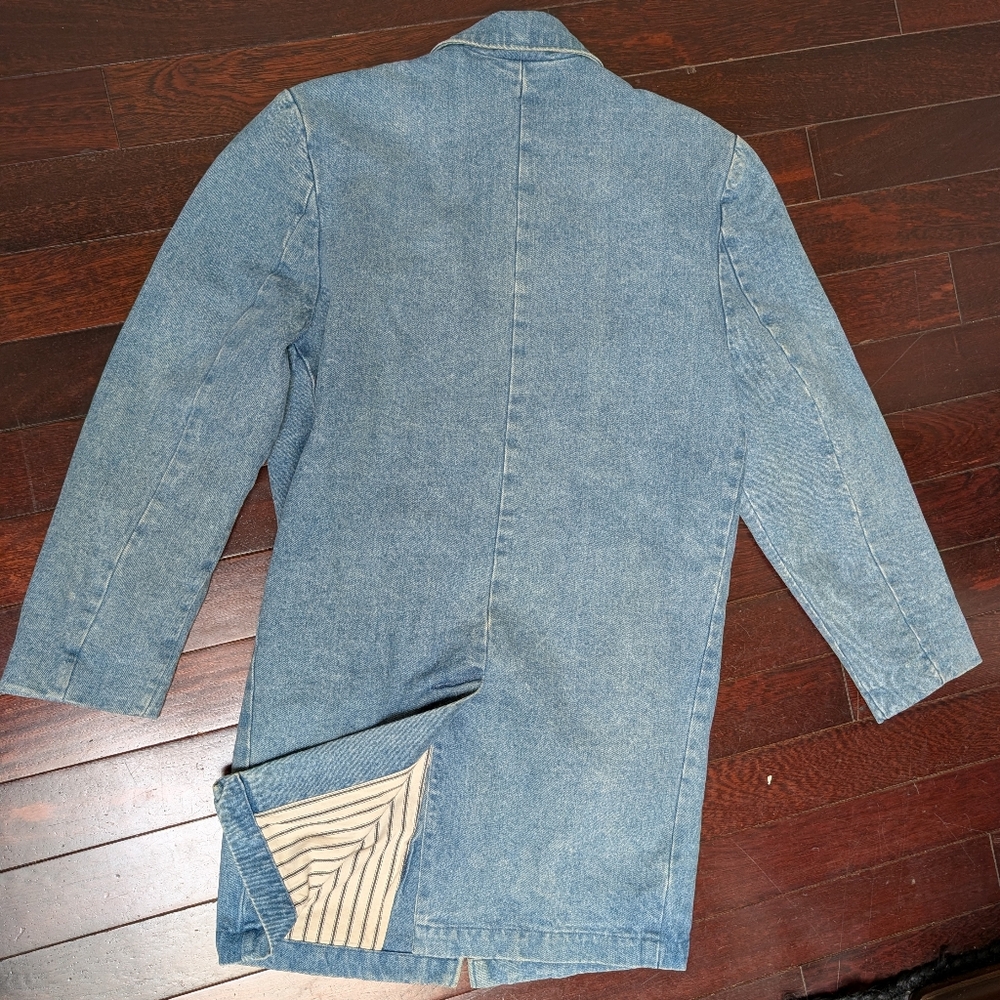 Vintage Forenza Denim Oversized Blazer Coat - Picture 7 of 7